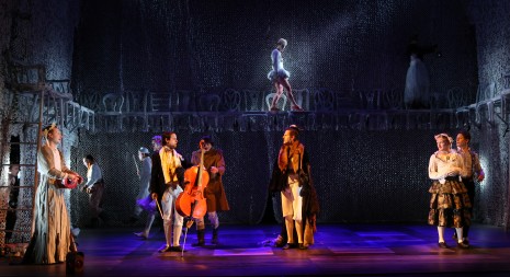 Company in A Midsummer Night's Dream, photo by Dominic Clemence